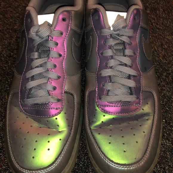 Nike Air Force ones (metallic) - Picture 3 of 5